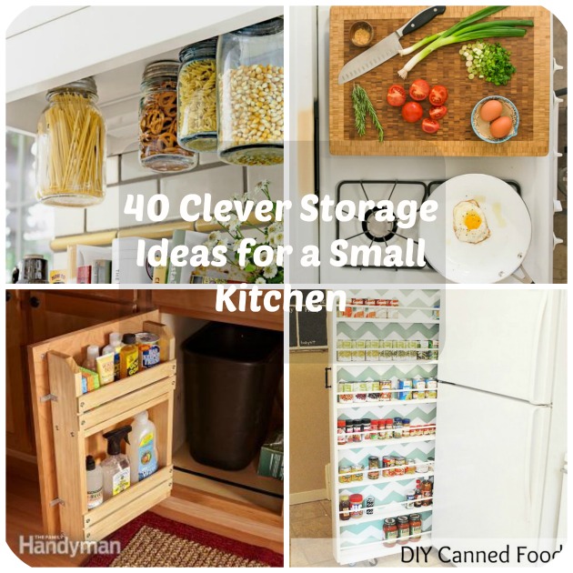small kitchen storage 40 clever storage ideas for a small kitchen VVFUOGN