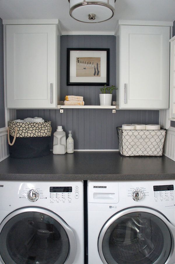 small laundry room ideas ideas at the house: 10 awesome ideas for tiny laundry spaces UTFDNQA