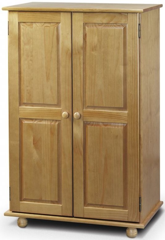 small wardrobes julian bowen pickwick pine double wardrobe - short 2 door LTYBGXD