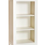 so - cream painted oak top small bookcase TLRHUNH