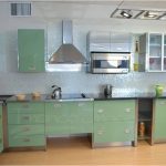stainless steel kitchen cabinets color CRHJIZS