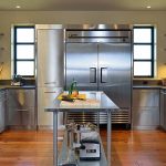 stainless steel kitchen cabinets stainless steel contemporary island. commercial style kitchen cabinets JXOCKIJ