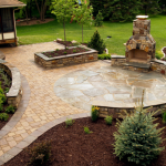 stone patio ideas landscaping-stone-patio-ideas HHMXLLR