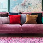 stylish sofa slipcovers the bemz zaragoza vintage velvet slipcover in clover LGNGXWP