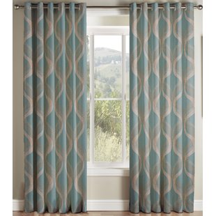 teal curtains cyrus curtains (set of 2) ODYSZNF