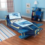 toddler beds kidkraft airplane blue toddler bed VCIZFAV