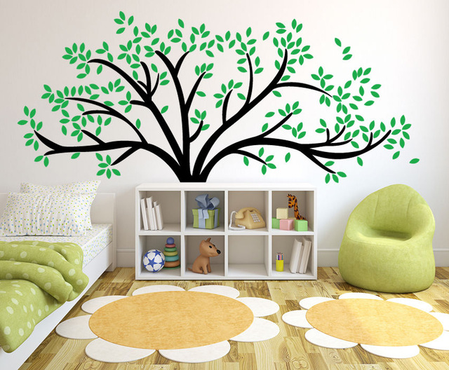 tree wall stickers giant family tree wall sticker vinyl art home decals room decor DPVGNKI