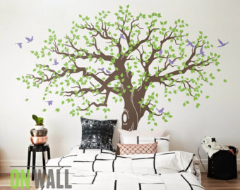 tree wall stickers large family tree wall decal ... THBEGRK