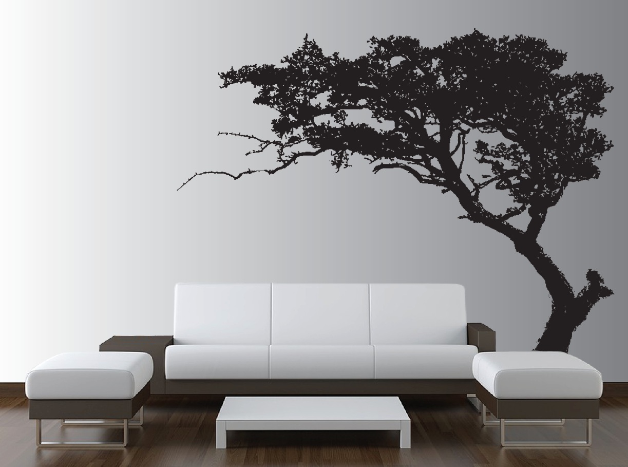 tree wall stickers large-tree-wall-decal-living-room-decor-1130. XQFCKGV