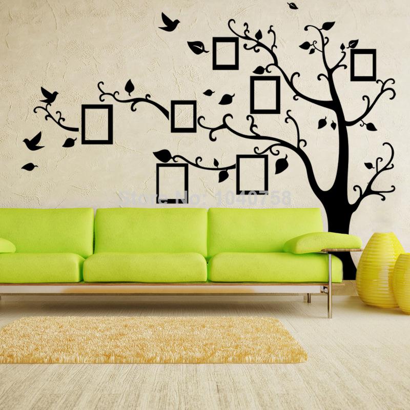 tree wall stickers x large photo frame family tree wall decal tree wall sticker ZKKZYQB