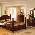 tuscan ii classic traditional poster bed dark pine bedroom furniture set JQWPBHH