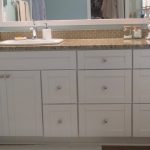 vanity cabinets white shaker vanity with drawer banks FUFTTDA