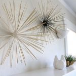 wall art ideas diy bamboo skewer wall decor EIWENNN