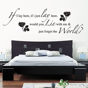 wall art stickers image is loading if-i-lay-here-snow-patrol-wall-art- VUMCOYS