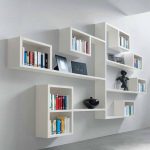 wall bookshelf art display 1st floor: creative alternative, combination shelving, and  shadow OXUJNOD