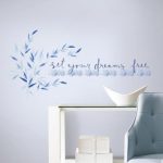wall decals quotes kathy davis set your dreams free quote wall decals THWDXEZ