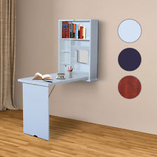 wall mounted table wall mount writing table convertible folding computer desk storage home DLIKAXE
