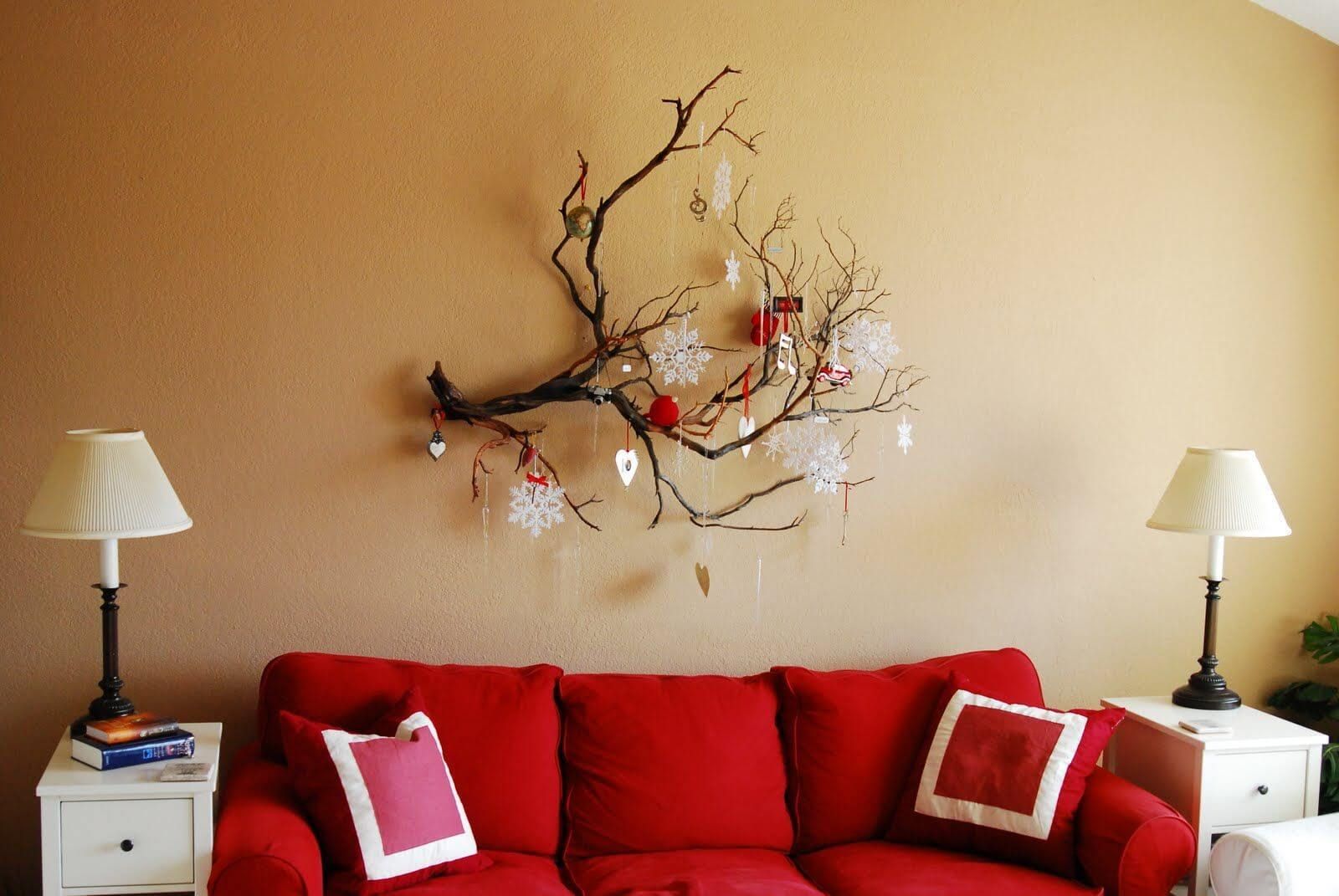 walls decoration ideas 35 festive christmas wall decor ideas that will instantly get you JOTGQTV