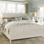 white beds country-chic white king panel bed frame SUIQRBZ