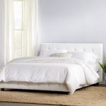 white beds salina upholstered platform bed SWTYGGI
