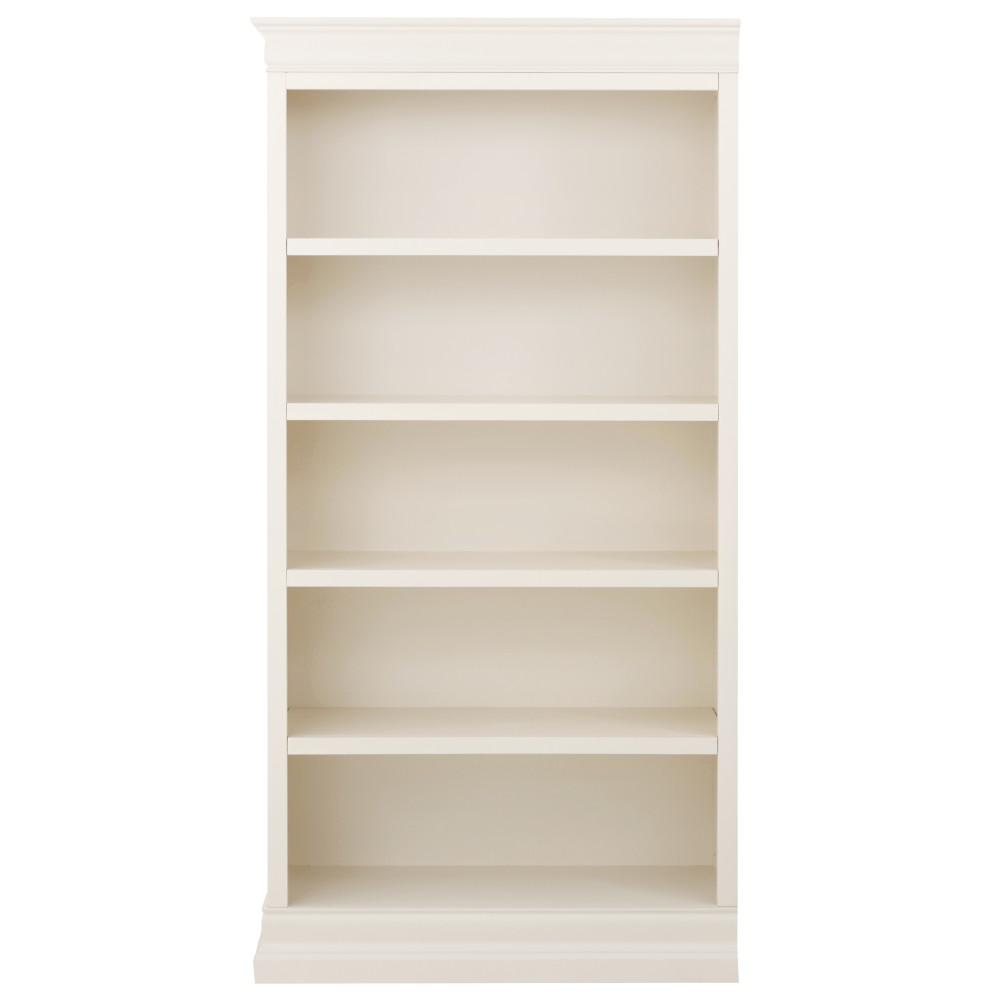 white bookcases home decorators collection louis philippe modular left polar white open PVHDZIY