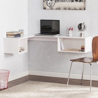 white corner desk harper blvd freda wall mount corner desk - white OAJEWPM