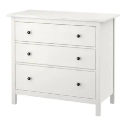 white dresser hemnes 3-drawer chest - black-brown - ikea EXYUAWY