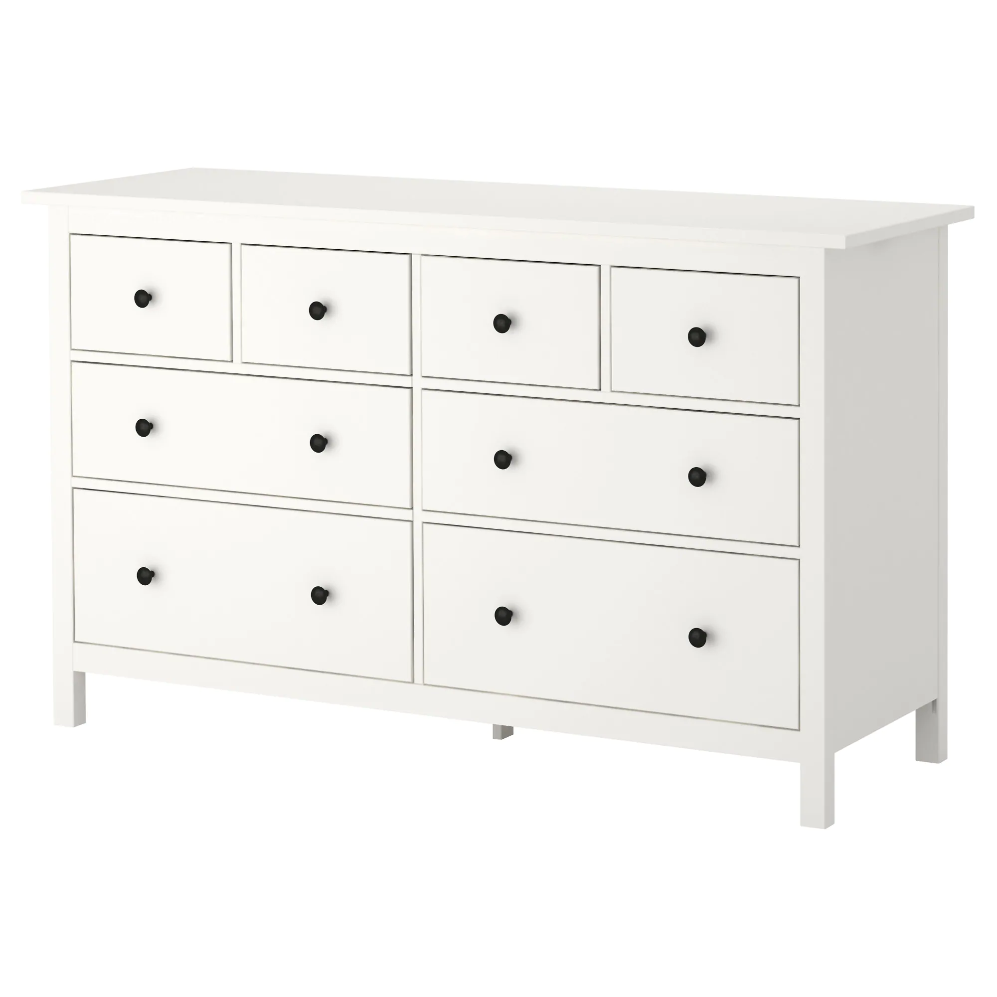 white dresser hemnes 8-drawer dresser - white stain, 63x37 3/4  HSCWLRE