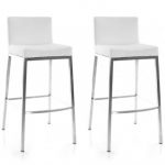 white modern bar stools epsilon (set of 2) OFOBOXL