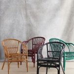 wicker rattan dining chairs 16 WPCTCES