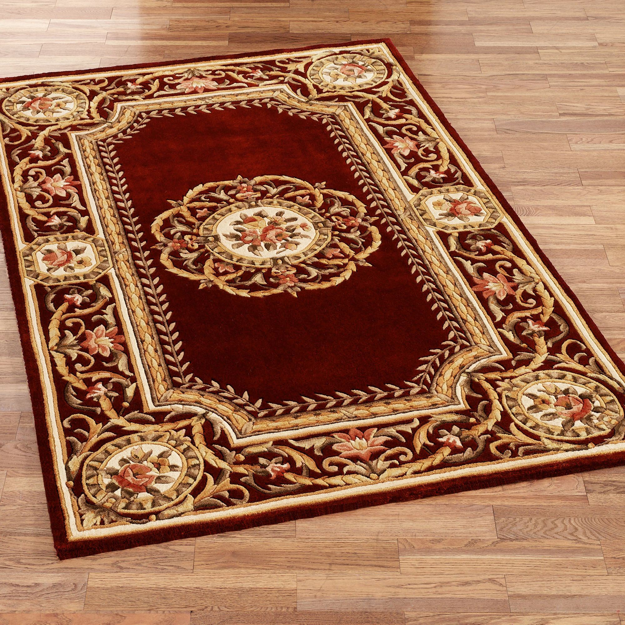 wool area rugs elegant medallion rectangle rug ZAJKFVN