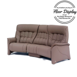 Himolla Rhine ZeroStress 3 Seater Curved Manual Reclining Leather