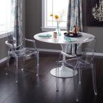 Shop Corvus Irene Modern Clear Acrylic Dining Chair with Armrests