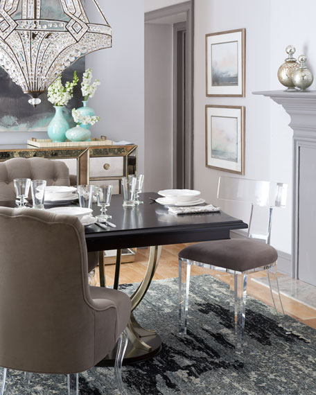 Interlude Home Nessy Acrylic Dining Chair | Neiman Marcus