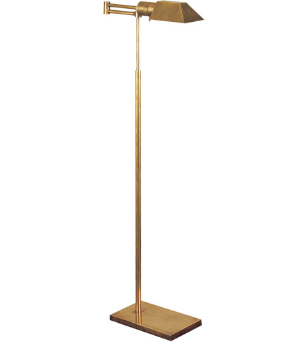 Visual Comfort 81134HAB Studio Classic 43 inch 40 watt Hand-Rubbed Antique  Brass Swing-Arm Floor Lamp Portable Light