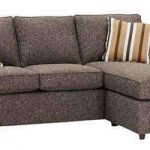 Jennifer Apartment Size Track Arm Reversible Chaise Sectional Sofa