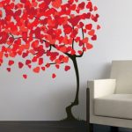 Wall Art Ideas Design : Blowing Hearts Shaped Wall Decoration Art
