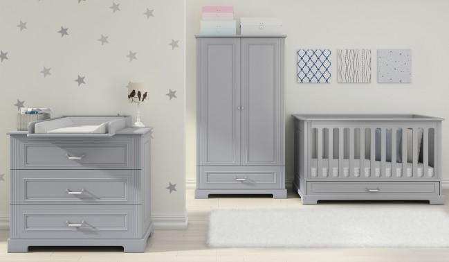 Grey Baby Bedroom Furniture Design Ideas