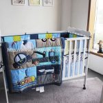 Ups Free New baby 4 pcs set Dog Car Boy Baby Cot Crib Bedding Set