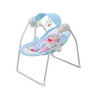 Electric Baby Cradle Bed - Automatic Baby Rocking Chair Bed, Music Remote  Control Bed Basket