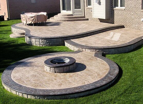 Beautiful Stamped concrete patio ideas