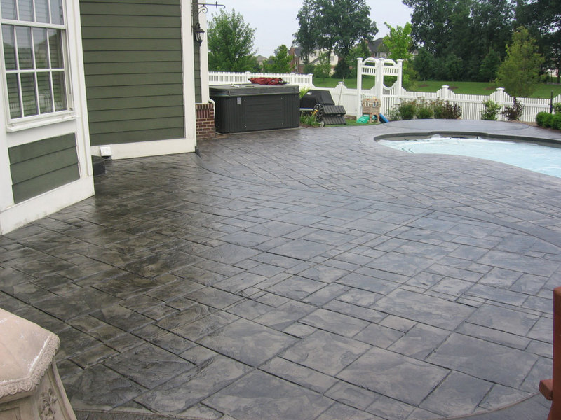 #22 Stamped Concrete Patio