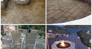 27 amazing stamped concrete patio ideas