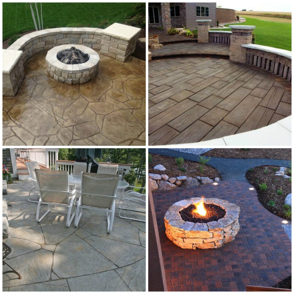 Backyard stamped concrete patio ideas is
  the best patio design