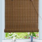 Amazon.com: Bamboo Roll Up Window Blind Sun Shade W32