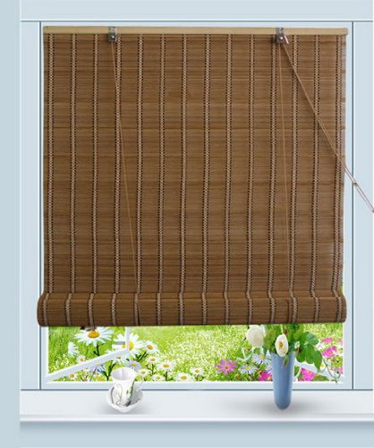 Amazon.com: Bamboo Roll Up Window Blind Sun Shade W32