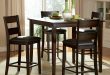 Dining Tables, Enchanting High Top Dining Table Sets Bar Height Table And  Chairs Trendy High