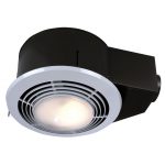 NuTone QT9093WH Heater/Fan/Light/Nightlight, 1500-Watt Heater, 110