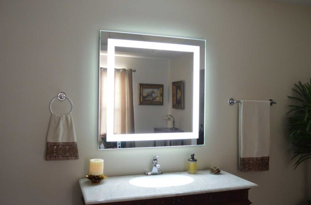 Bathroom Wall Mirrors Light