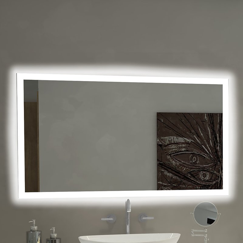 Rectangle Backlit Bathroom/Vanity Wall Mirror